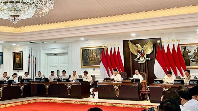 Presiden Prabowo Subianto Pimpin Sidang Kabinet Paripurna