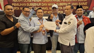 KPU Depok Pleno Penghitungan Suara, Supian Suri-Chandra Rahmansyah Menang Pilkada 2024