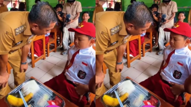 Anak SD di Karawang Nangis dan Ogah Makan Makanan Bergizi Gratis