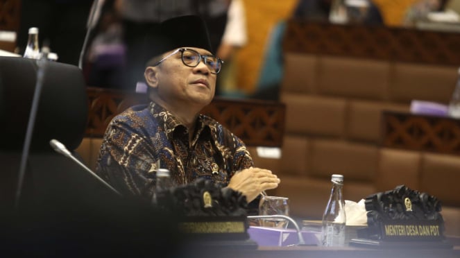 Menteri desa Dan Pembangunan Daerah Tertingans (Mendes PDT) Yandri Susanto