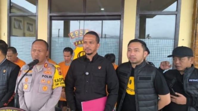 Kapolres Kerinci, AKBP M.Mujib dan Dirreskrimum Polda Jambi,Kombes Pol, Andri Ananta Yudistira 