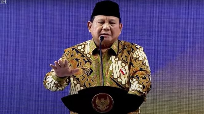 Presiden RI Prabowo Subianto.