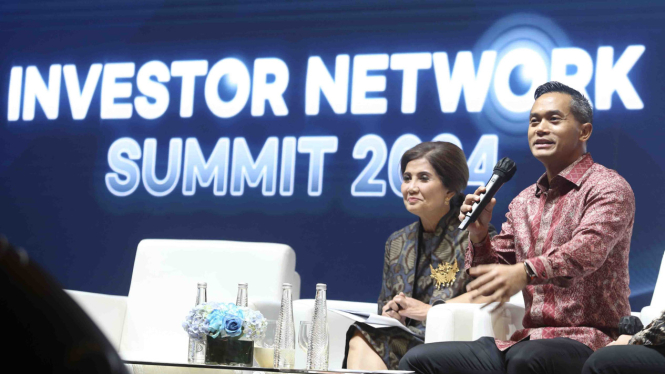 Ketum Kadin Indonesia Anindya Bakri di Investor Network Summit 2024