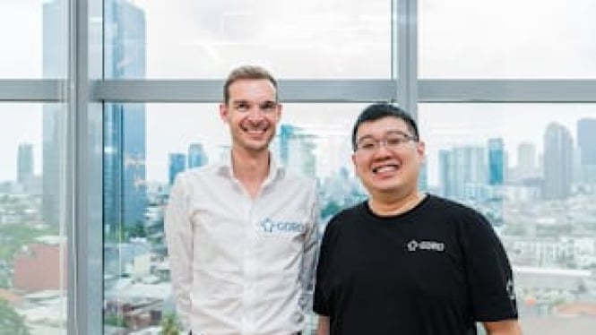 Co-founder & CEO Goro, Robert Hoving dan Co-founder Goro, Andryan Gouw [dok. Humas Goro]