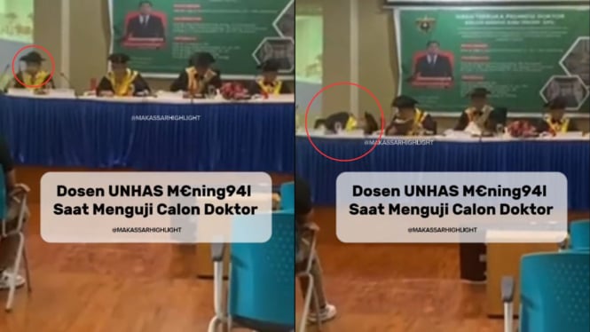 Viral Dosen Unhas Meninggal saat Sidang mahasiswa S3