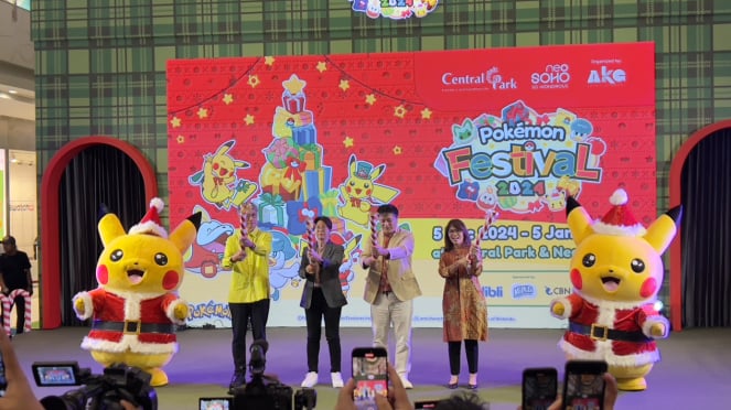 Upacara pembukaan Festival Pokemon 2024