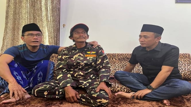 Sunhaji, pedagang es, diangkat jadi anggota Banser Kehormatan