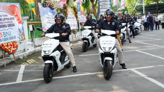 Genjot Operasional Bisnis Berkelanjutan, Petrokimia Gresik Tambah Pemakaian Seratusan Motor Listrik