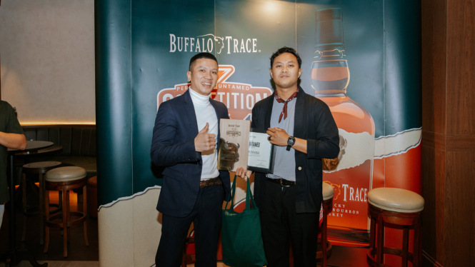 Muhammad Firdaus Dedy Pratama, pemenang kompetisi bartender Perfectly Untamed.