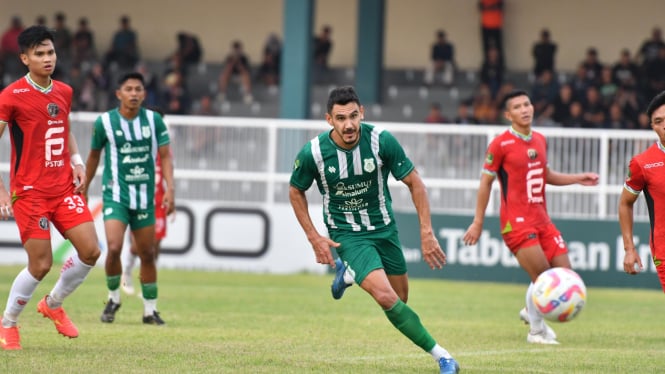 PSMS Medan saat bertandang melawan Bekasi City di Stadion Patriot, Bekasi.(dok PSMS)