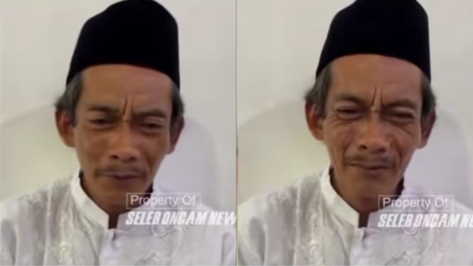 Viral Sunhaji Pedagang Es Teh Nangis Memohon ke Presiden Prabowo di Media Sosial