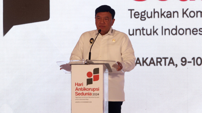 Menko Polkam Budi Gunawan Di Peringatan Hari Antikorupsi Sedunia 2024 Di KPK