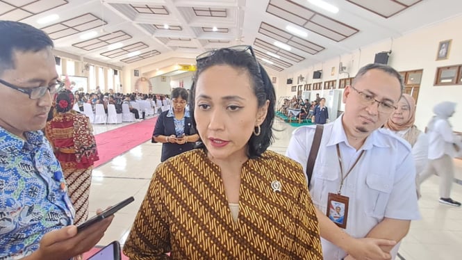 Wakil Menteri Perlindungan Pekerja Migran Indonesia (P2MI) Christina Aryani