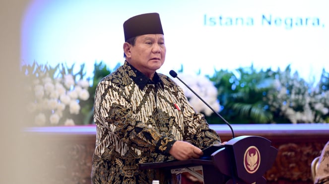 El presidente Prabowo Subianto lanzó la versión 6.0 del directorio electrónico LKPP (Documento: Setpres)