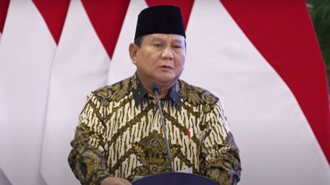 Presiden Indonesia,Prabowo Subianto.