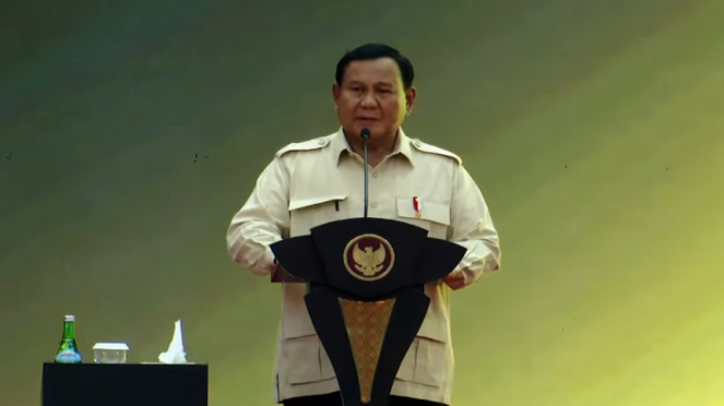 Presiden Prabowo Subianto di Akpol Semarang