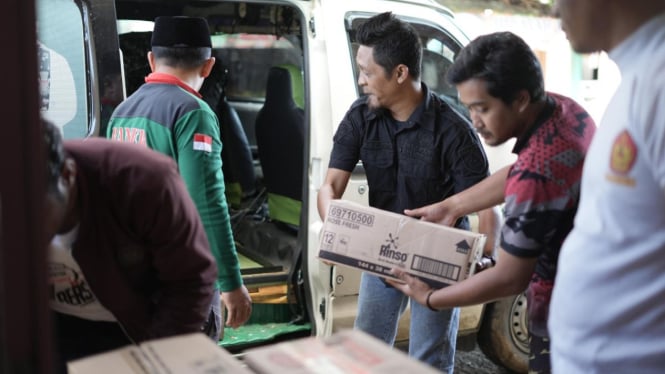 Bantuan Kemanusiaan Ansor Buat Korban Bencana di Sukabumi, Cianjur, dan Banten