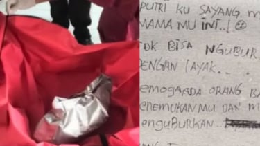 Isi Surat Isiat Bikin Terenyuh Dari Orangtua Bayi Yang Dibuang Di Badung