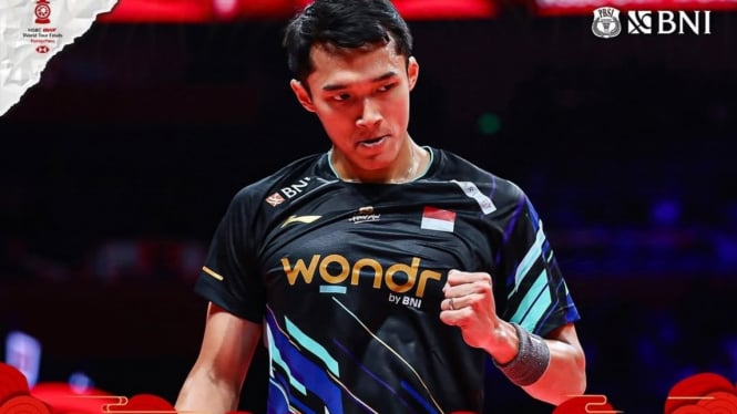 Tunggal putra Indonesia Jonatan Christie