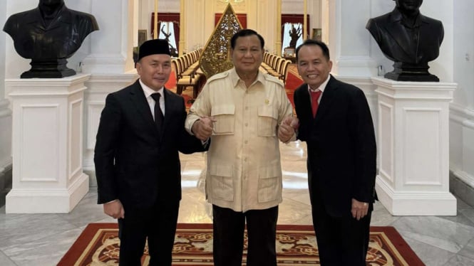 Gubernur Kalteng terpilih Agustiar Sabran temui Presiden Prabowo