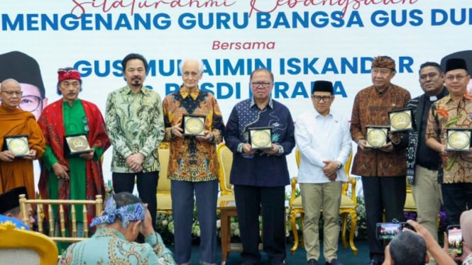 Acara Silaturahim Kebangsaan mengusung tema "Mengenang Guru Bangsa Gus Dur" di Jakarta, Jumat, 13 Desember 2024.