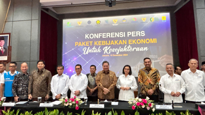 Konferensi Pers Paket Kebijakan Ekonomi untuk Kesejahteraan