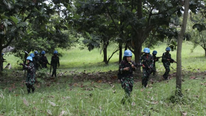 VIVA Militer: Prajurit Wanita TNI digembleng di markas PMPP TNI