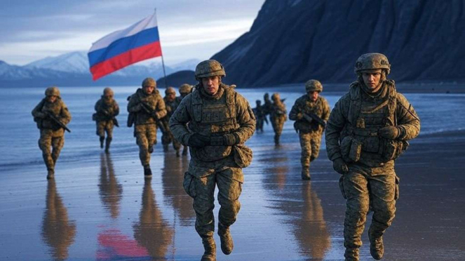 VIVA Militer: Gambar AI tentara Rusia mendarat di Alaska