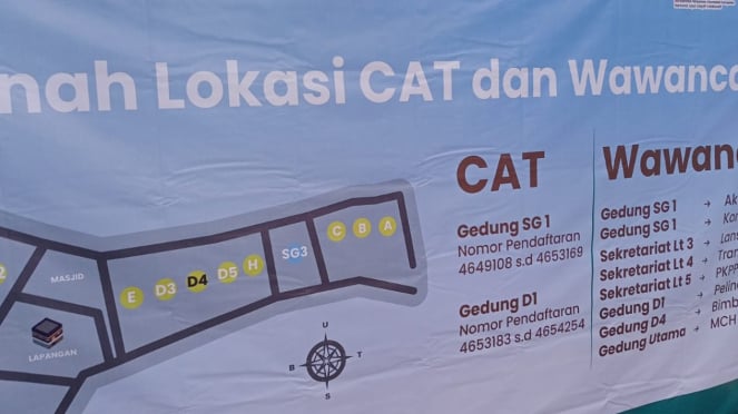 Lokasi tes CAT dan Wawancara PPIH 2025 di Asrama Haji Pondok Gede, Jakarta