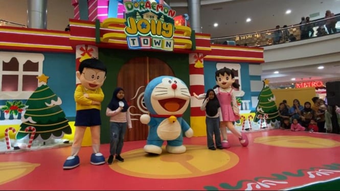 Meet and Greet Doraemon di Depok