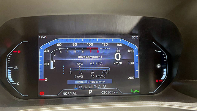 Instrumen panel Mitsubishi XForce Ultimate