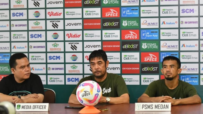 Pelatih PSMS Medan, Nilmaizar.(dok PSMS Medan)