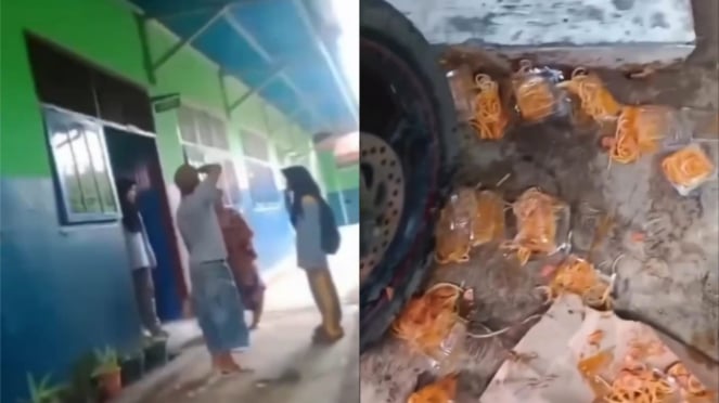 Ibu Kantin yang Viral Membuang Dagangan Milik Siswa MTs Ternyata Sering Lakukan 