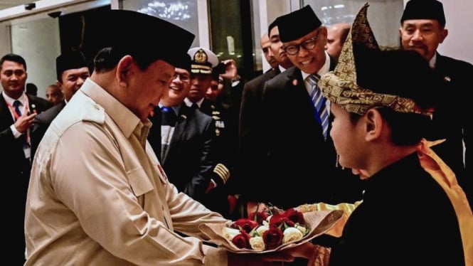 Presiden RI Prabowo Subianto saat di Mesir.