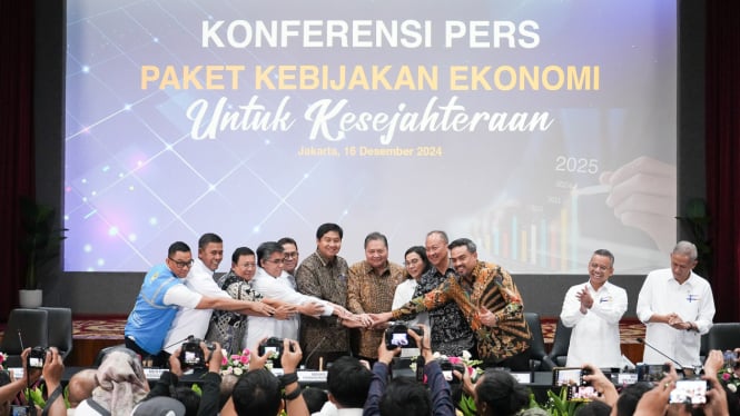 Konferensi Pers Paket Stimulus Ekonomi dan Kesejahteraan Masyarakat