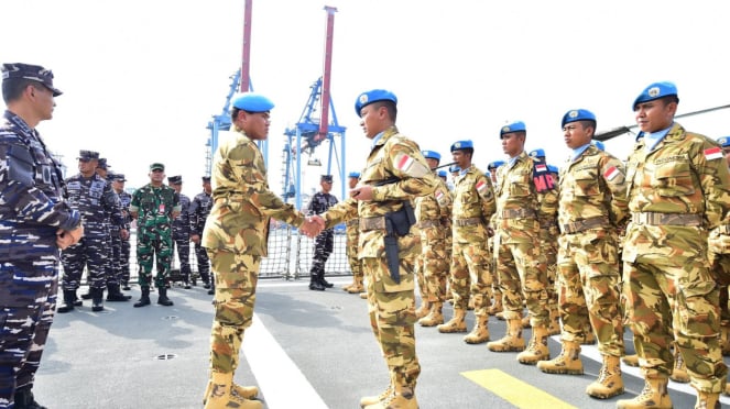 VIVA Militer: KSAL temui Satgas MTF TNI Konga XXVIII-P/UNIFIL