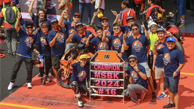 Honda NWN SCK Racing Team Borong Gelar Juara Umum di MSBK 2024