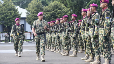 VIVA Militer: Danpasmar 1 Brigjen TNI (Mar) Umar Farouq memeriksa kesiapan pasukan