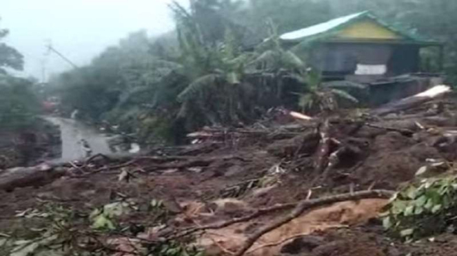 Tanah longsor di Kabupaten Soppeng, Sulawesi Selatan