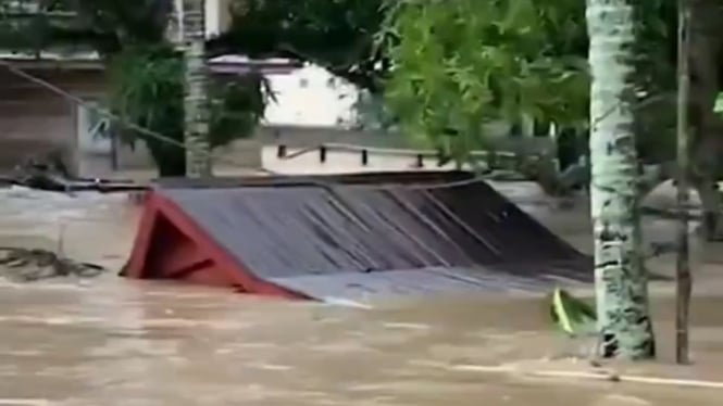 Sumber: Screenshoot Unggahan X Banjir di Kecamatan Camba, Sulsel