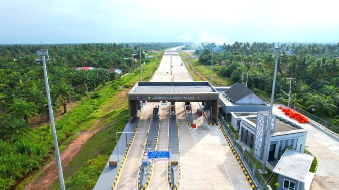 Gerbang Tol Kuala Tanjung.(dok Hamawas)