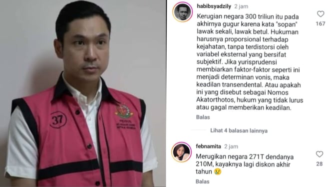 Harvey Moeis Divonis 6,5 Tahun Penjara, Warganet Tak Terima!