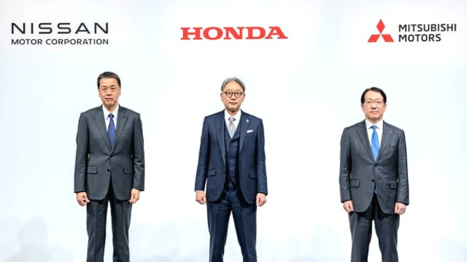 Honda dan Nissan resmi merger