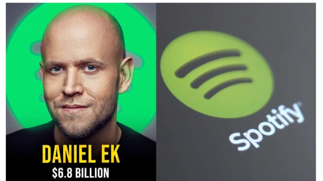 Pendiri Spotify Daniel Ek Lampaui Kekayaan Semua Musisi Dunia