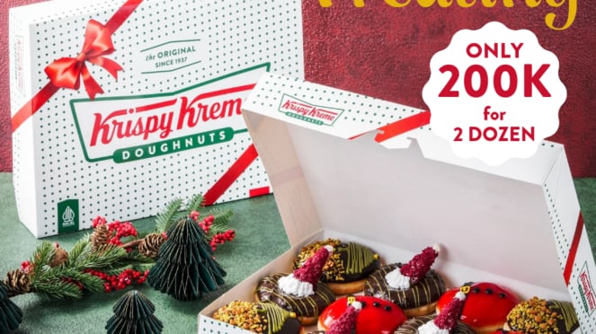 El fin de año inspira a Krispy Kreme