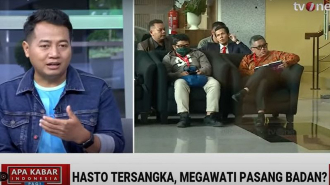 Pakar politik Adi Prayitno dalam acara Apa Kabar Indonesia Pagi tvOne.