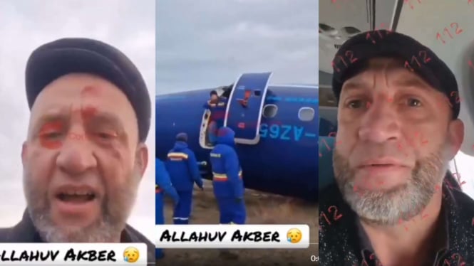 Nasib Penumpang Azerbaijan Airlines yang Kirim Video Sebelum pesawat jatuh