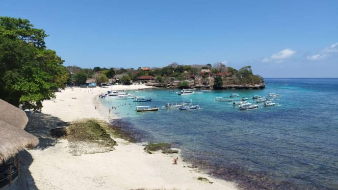 Playa de Nusa Lembongan en Bali