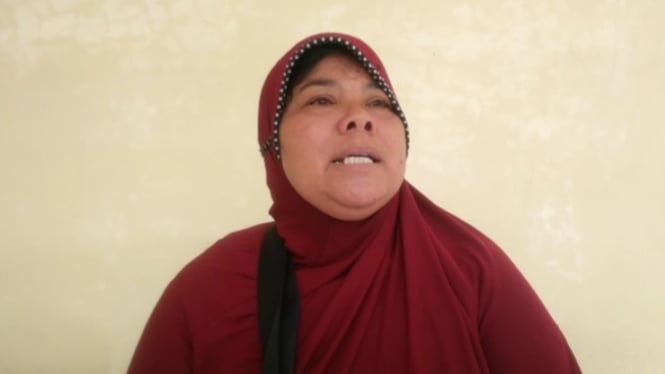 Istri korban, Dumaria Simangunsong.(B.S.Putra/VIVA)