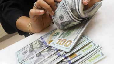 El cambio de dólares de rupias en comparación con el dólar
